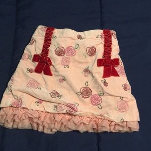 Girls holiday skort